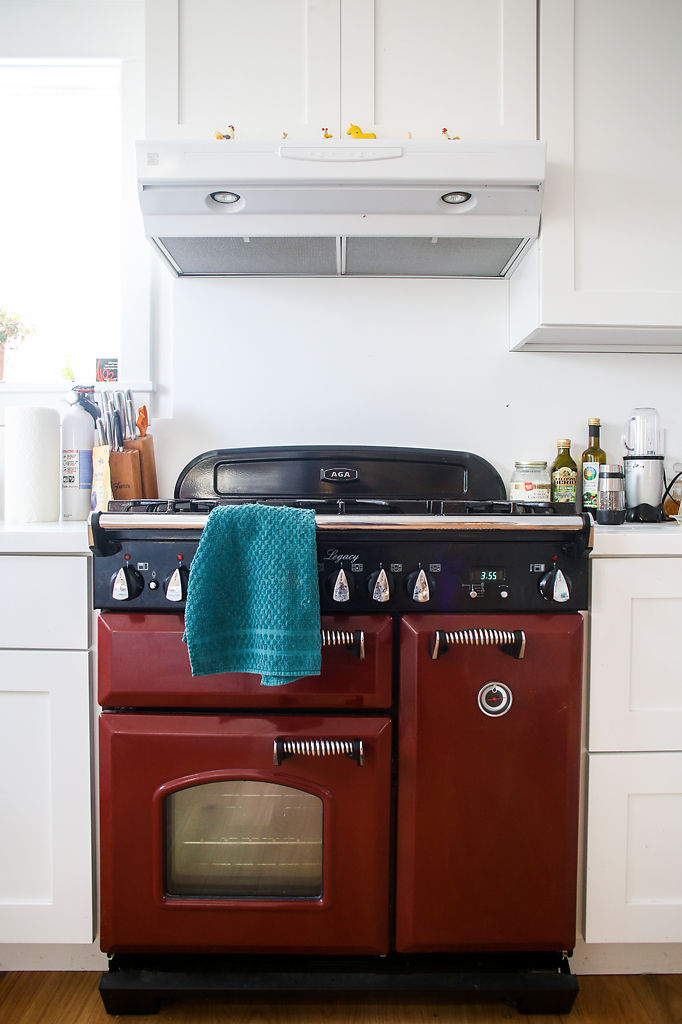 The Peckhams use a specially ordered stovetop